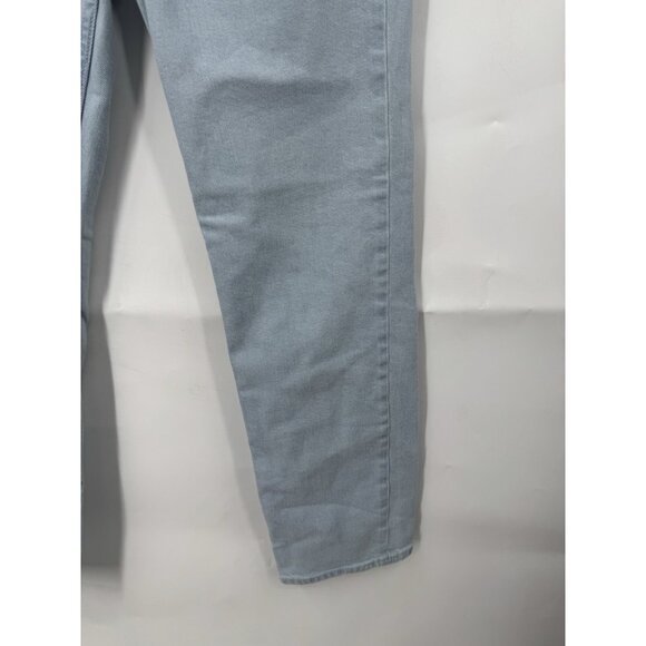 Denim Forum The Arlo High Rise Straight Jeans 28L Women's Size 26 Light Wash - Picture 11 of 12